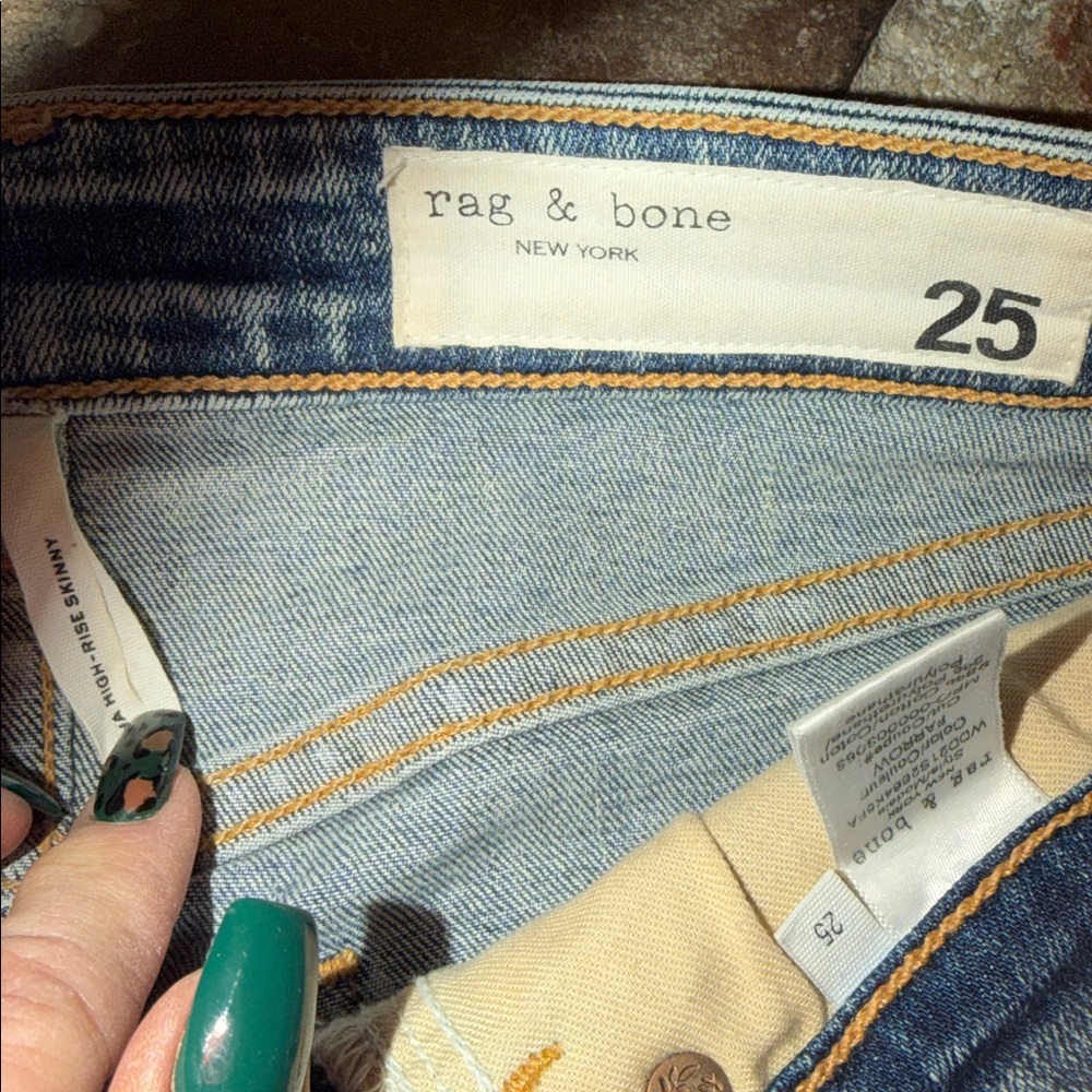 ⭐️Rag & Bone Nina High Rise Skinny Jeans⭐️ - Picture 6 of 11